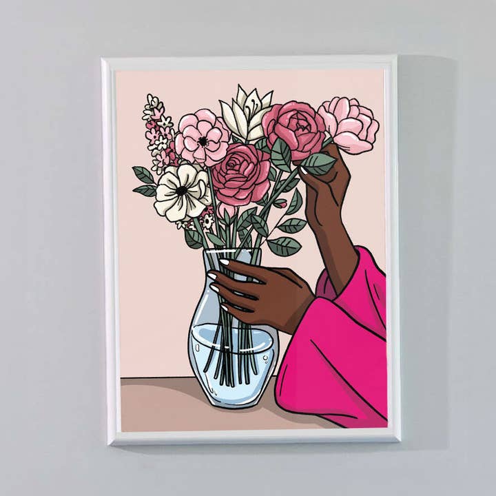 Simple Joys Art Print for wholesale by Fanm Djanm