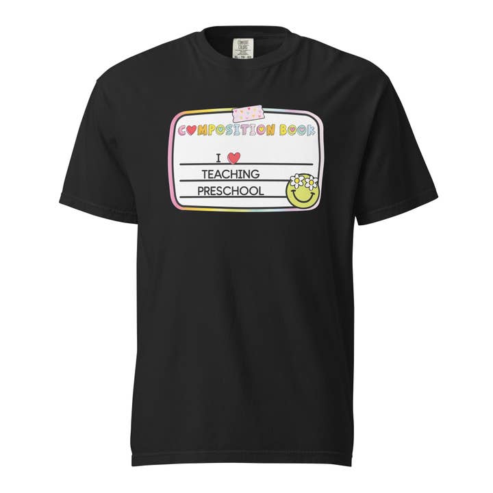 Préscolaire – J'adore enseigner T-shirt | Montagnes russes émotionnelles pour la vente par Schoolgirl Style