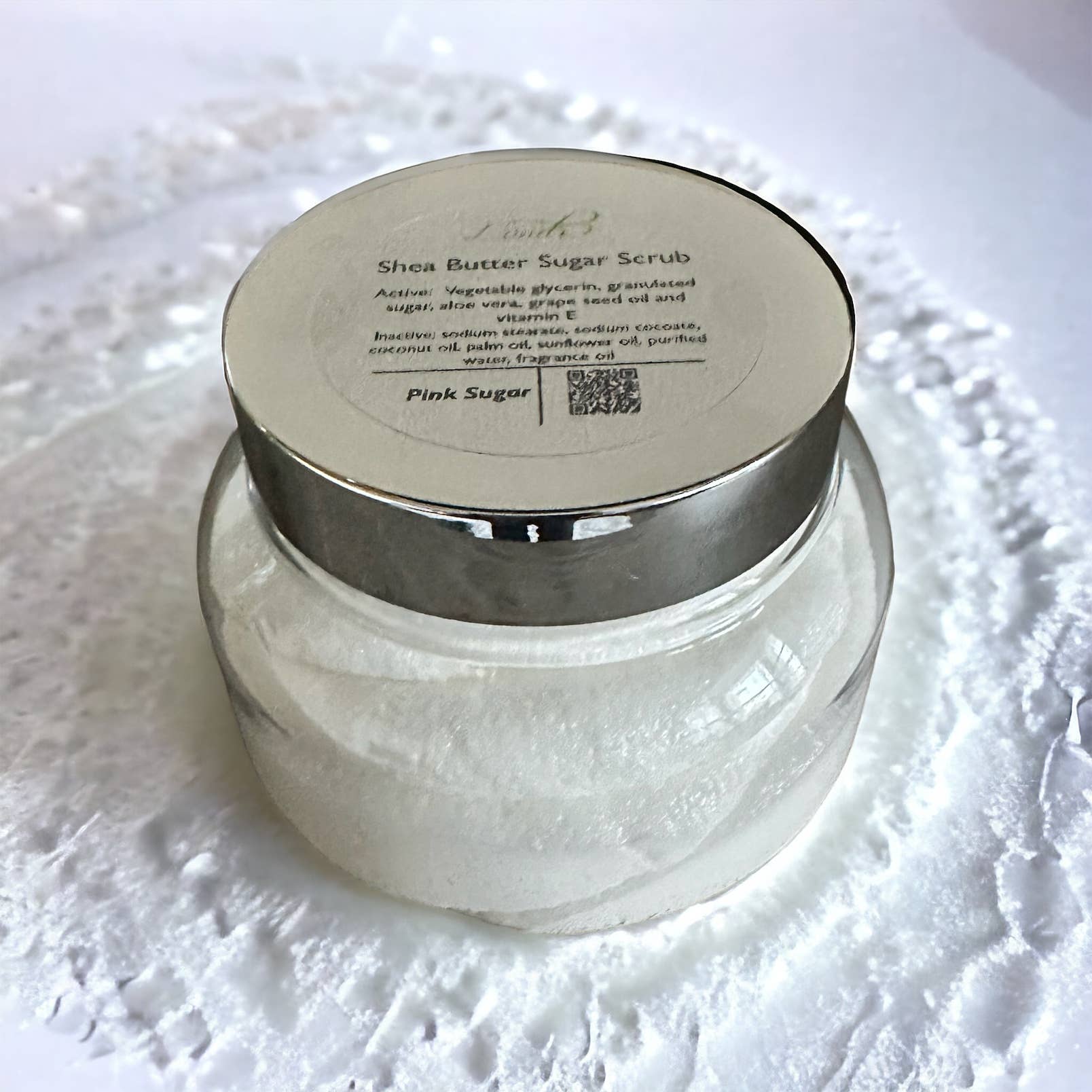 LVNDR Pure Essentials - Wholesale Body Scrub/Exfoliant - Shea Butter Sugar Scrub - Luxe Jar1