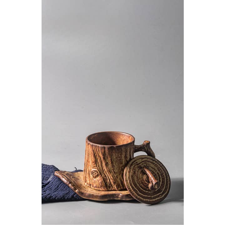 Gohobi (We cover U.S. import duties) – wholesale Coffee mug – Gohobi Handmade Tree Trunk Coffee Cup Mug5