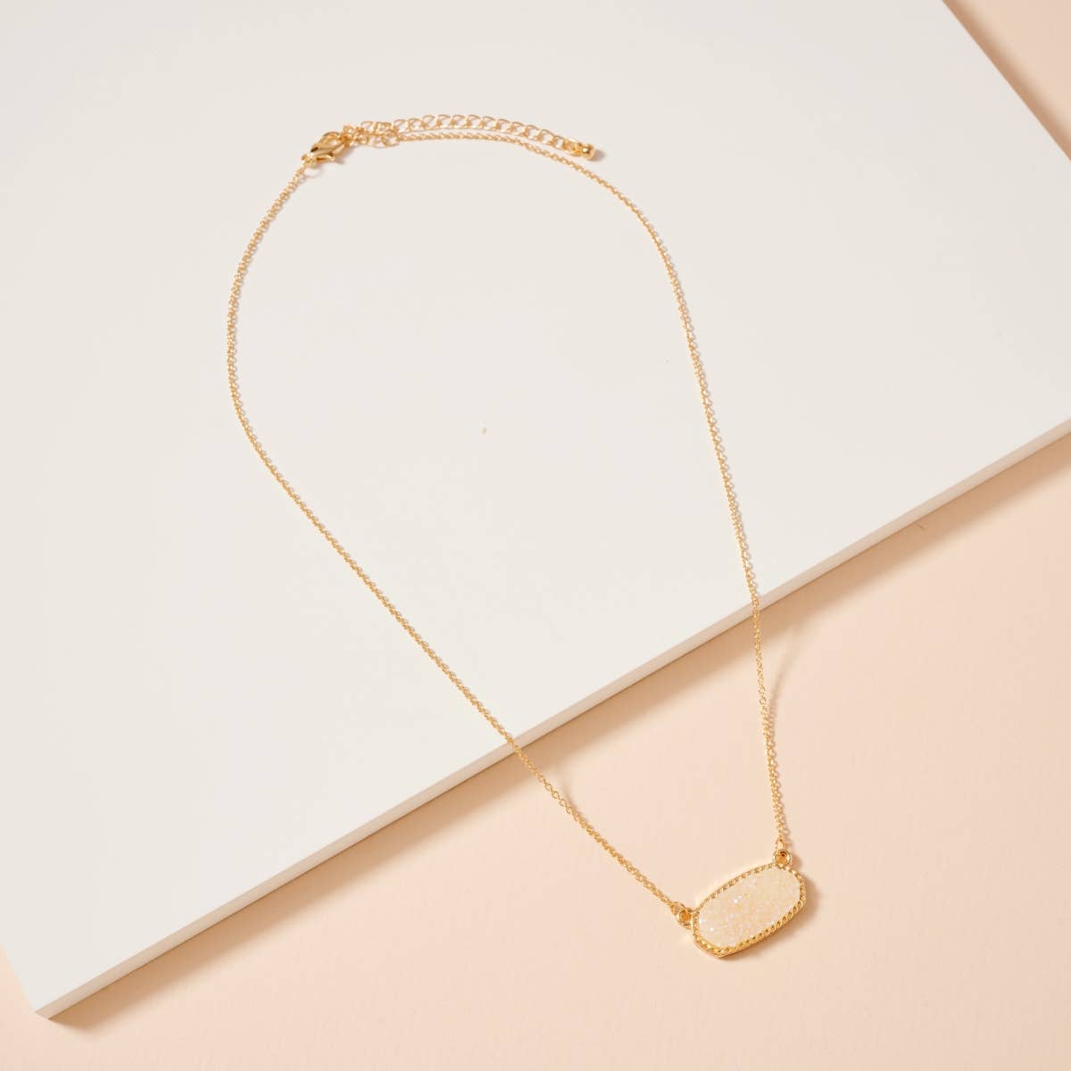 Lilla Haven - Wholesale Pendant/Charm Necklace - Druzy Stone Charm Short Necklace49