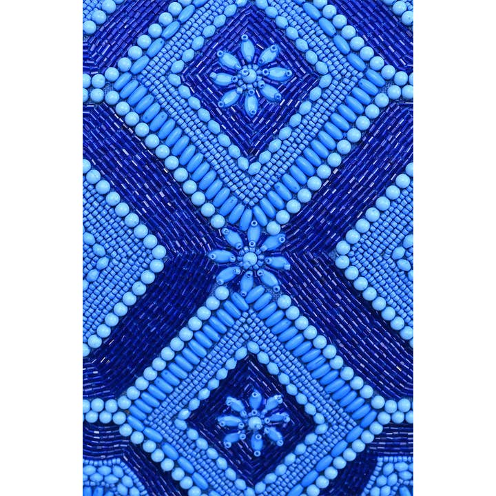 America & Beyond - Wholesale Clutch Bag - Women's - Cobalt Blue Glamour Clutch