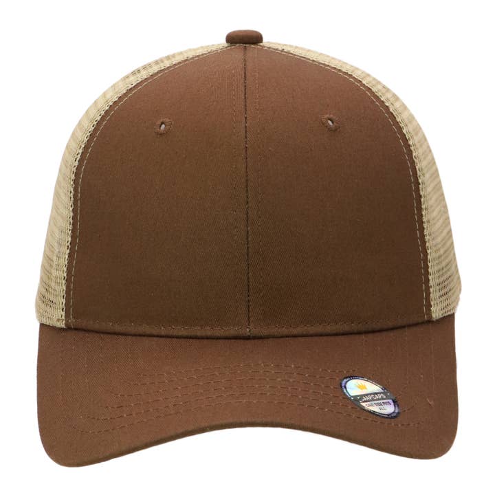 Cap Zone – Großhandel Trucker-Cap – Unisex – Zweifarbige Nylon-Polyester-Strukturierte Sechs-Panel-Trucker-Kappe28