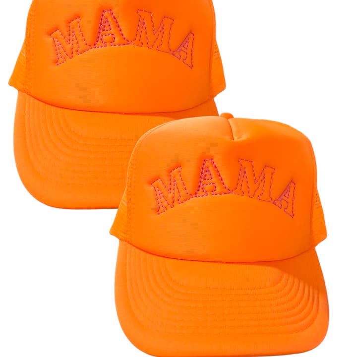 Mom varsity embroidered mother day Trucker Hat cap Yeehaw for wholesale by The Candy Collections