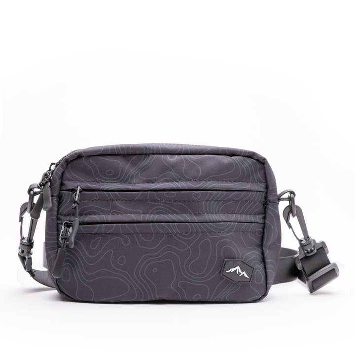 Black Topo Crossbody Bag for wholesale by Wander Wallets