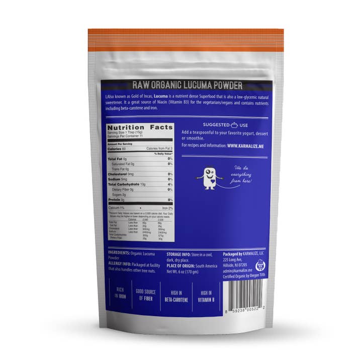 Karmalize.Me - Wholesale Protein/Superfood Powder - Raw Organic Lucuma Powder