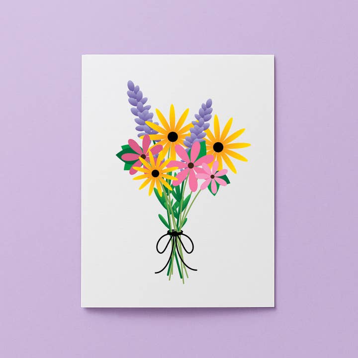Biglietto per Bouquet di Fiori | Grazie Ogni Giorno Generale per la vendita all'ingrosso da parte di Cards by Renee