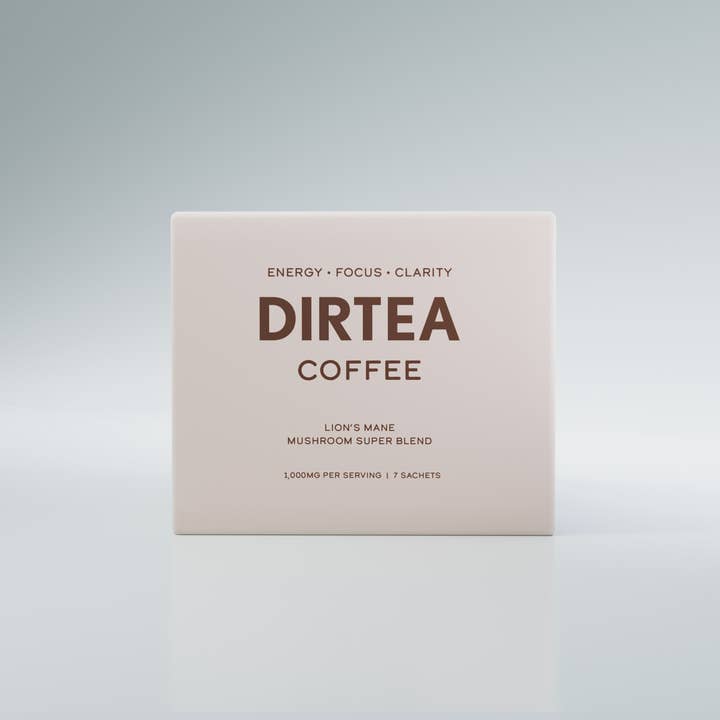 DIRTEA – wholesale Instant coffee/espresso – Mushroom Coffee x 7 Sachets1