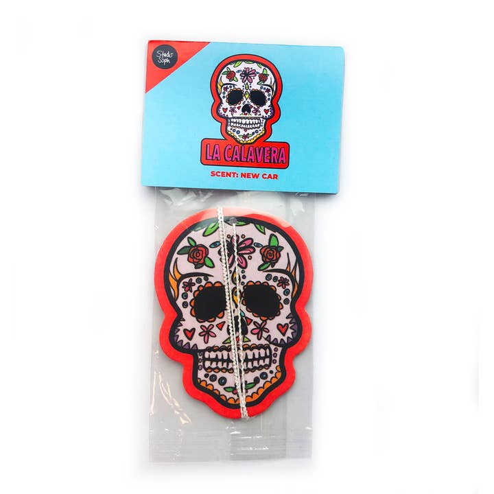 Studio Soph – Engroshandel Luftfrisker til bilen – unisex – La Calavera mexicansk Halloween kranie luftfrisker