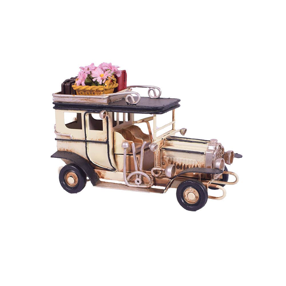 giftland - Wholesale Decorative Tabletop Object - Retro Collectible Metal Antique Car Miniature 11.5cm0