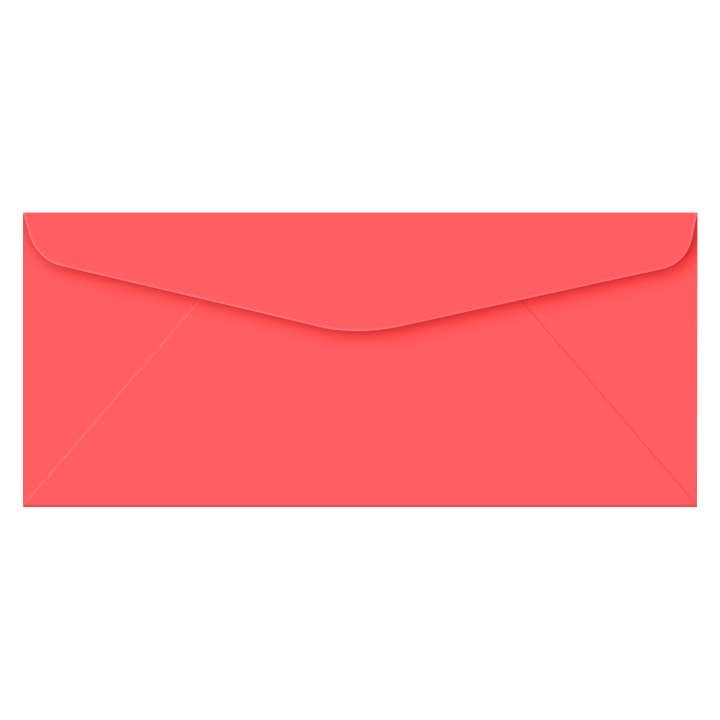 Fine Cardstock - Vente Enveloppe - Enveloppes professionnelles aux couleurs vives #10, 4 1/8 x 9 1/2, paquet de 5009