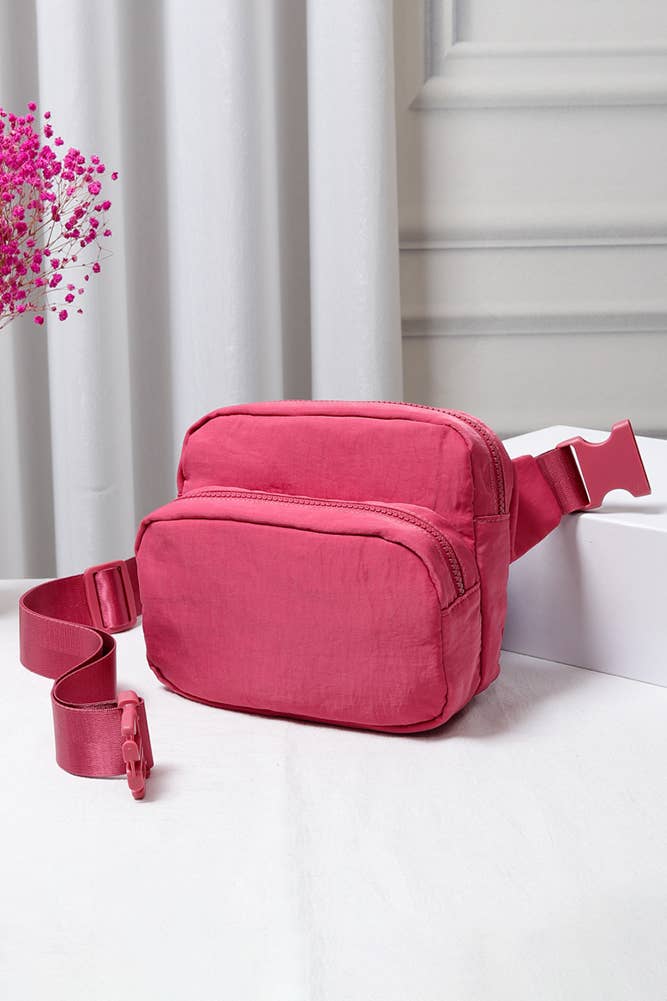 Hana – wholesale Midjeväska - Dam – Solid Dubbel dragkedja Fanny Pack17