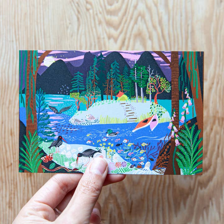 Desolation Sound Postcard for wholesale by Anja Jane