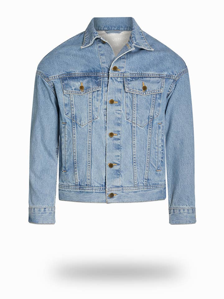 Shorter Light Wash Denim Jacket for wholesale by VENIM