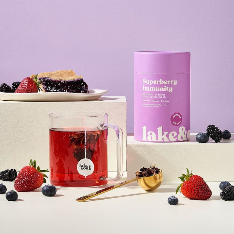 Lake & Oak Tea Co. - Wholesale Health/Detox Tea - Superberry Immunity - Superfood Tea Blend1