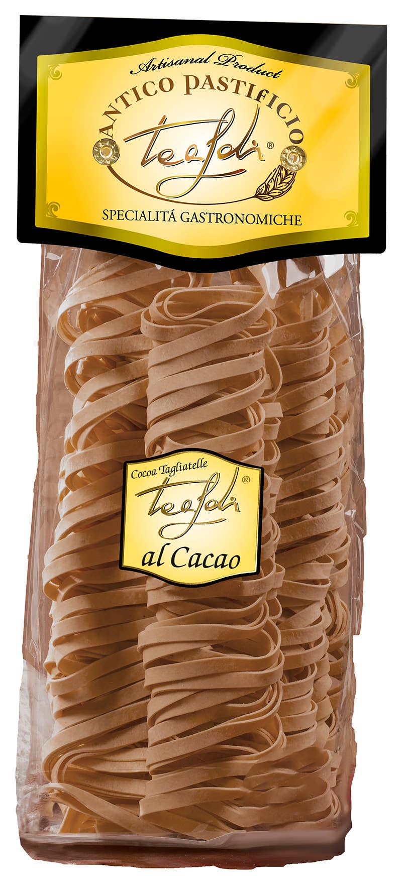 ANTICO PASTIFICIO TEALDI SRL (Tealdi) - Wholesale Pasta - Cocoa Tagliatelle 250g0