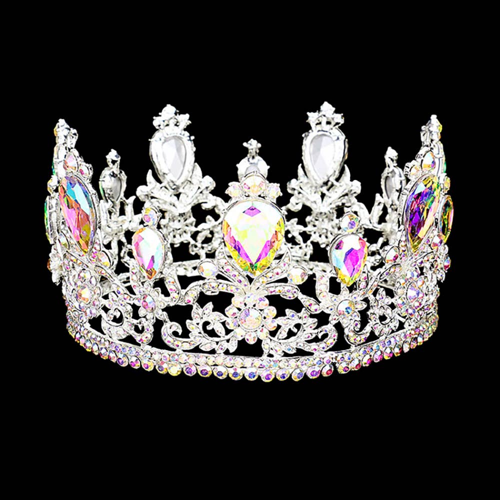 Sensibling Corp. - Wholesale Tiara - Women's - Glass Crystal Pageant Queen Tiara9
