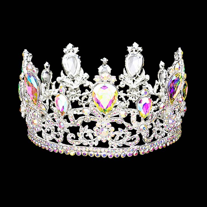 Sensibling Corp. - Wholesale Tiara - Women's - Glass Crystal Pageant Queen Tiara9