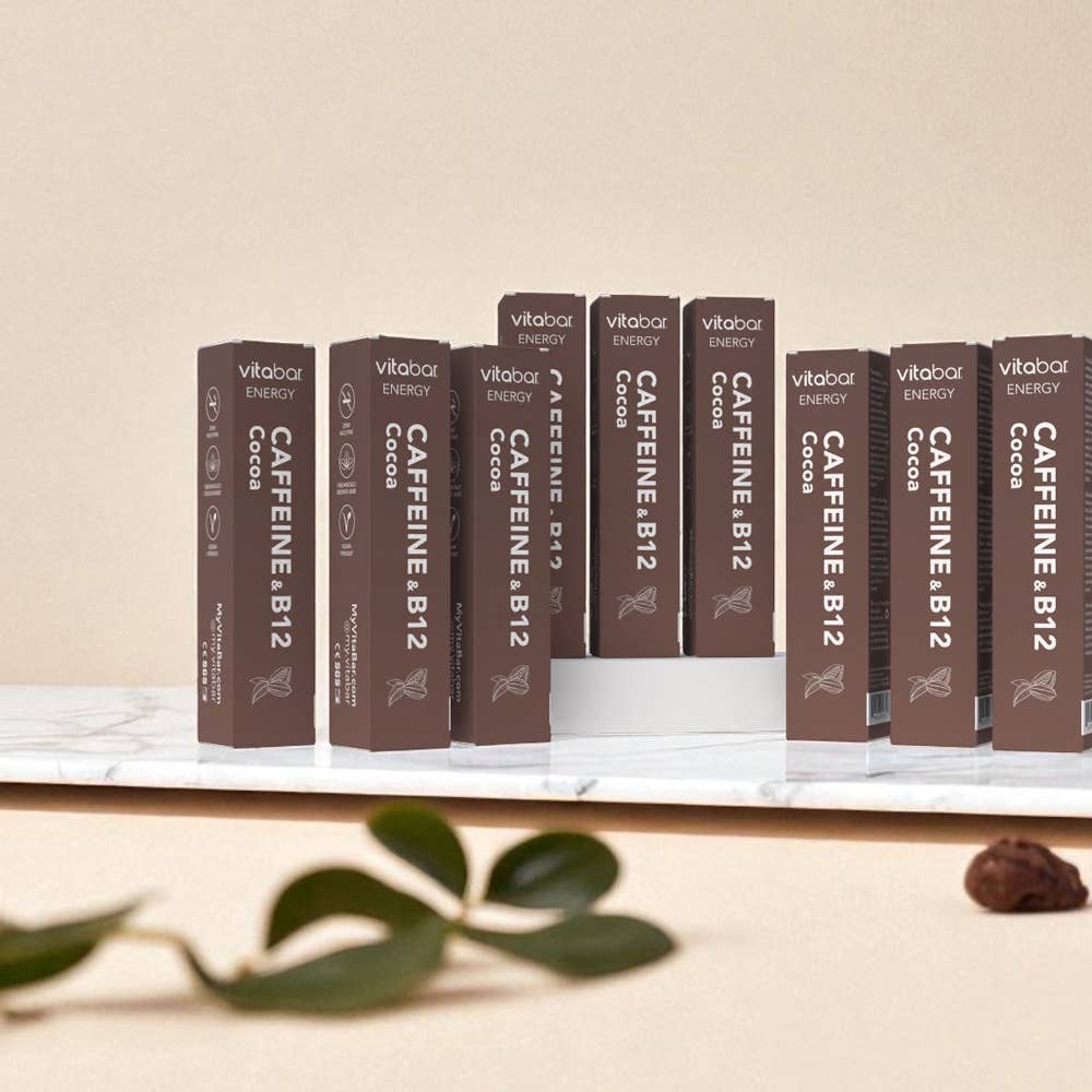 VitaBar - Wholesale Oral Supplement/Vitamin - ENERGY - Caffeine - Cocoa Flavor 10-PACK4