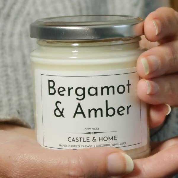 Bergamot and Amber Candle for wholesale by Castle and Home