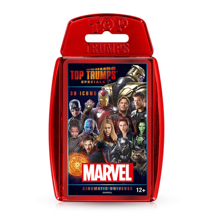 Marvel Cinematic Universe Top Trumps Special Card Game for wholesale by Top Trumps USA, Inc.
