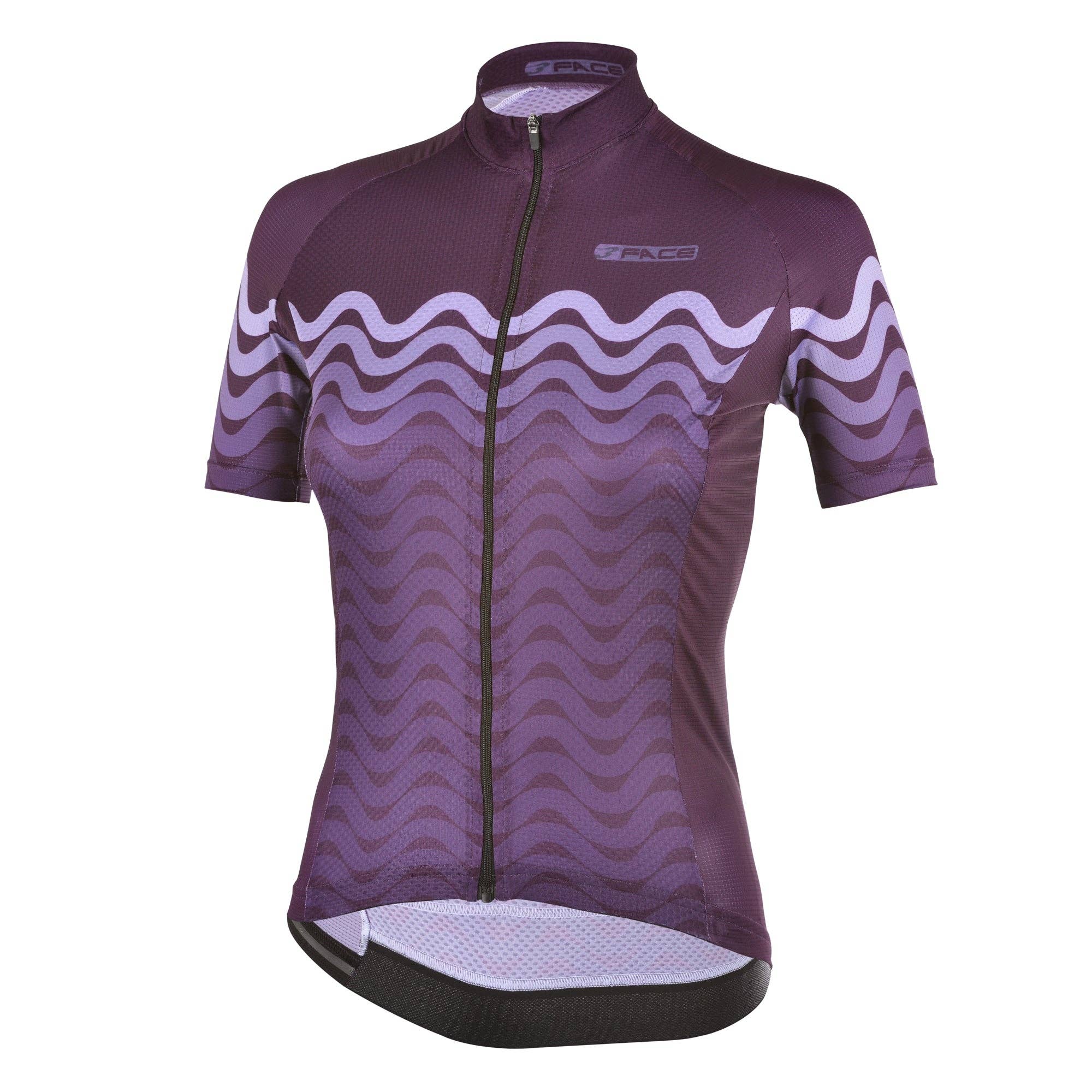 Threeface Cycling Wear – wholesale Sportöverdel – Dam – Wave cykeltröja för kvinnor med kort ärm0