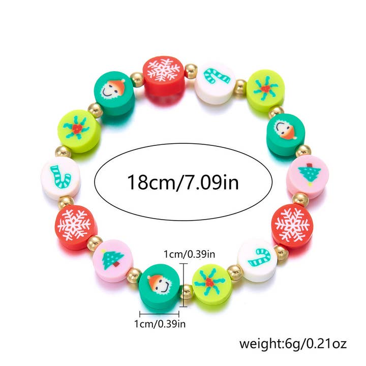 ACCITY - Wholesale Beaded Bracelet - CHRISTMAS SOFT SANTA CLAUS BRACELET_CWAJE23903