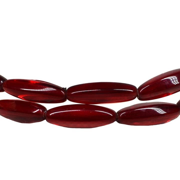 Africa Direct - Wholesale Beads - Red Cranberry Trade Beads Czech