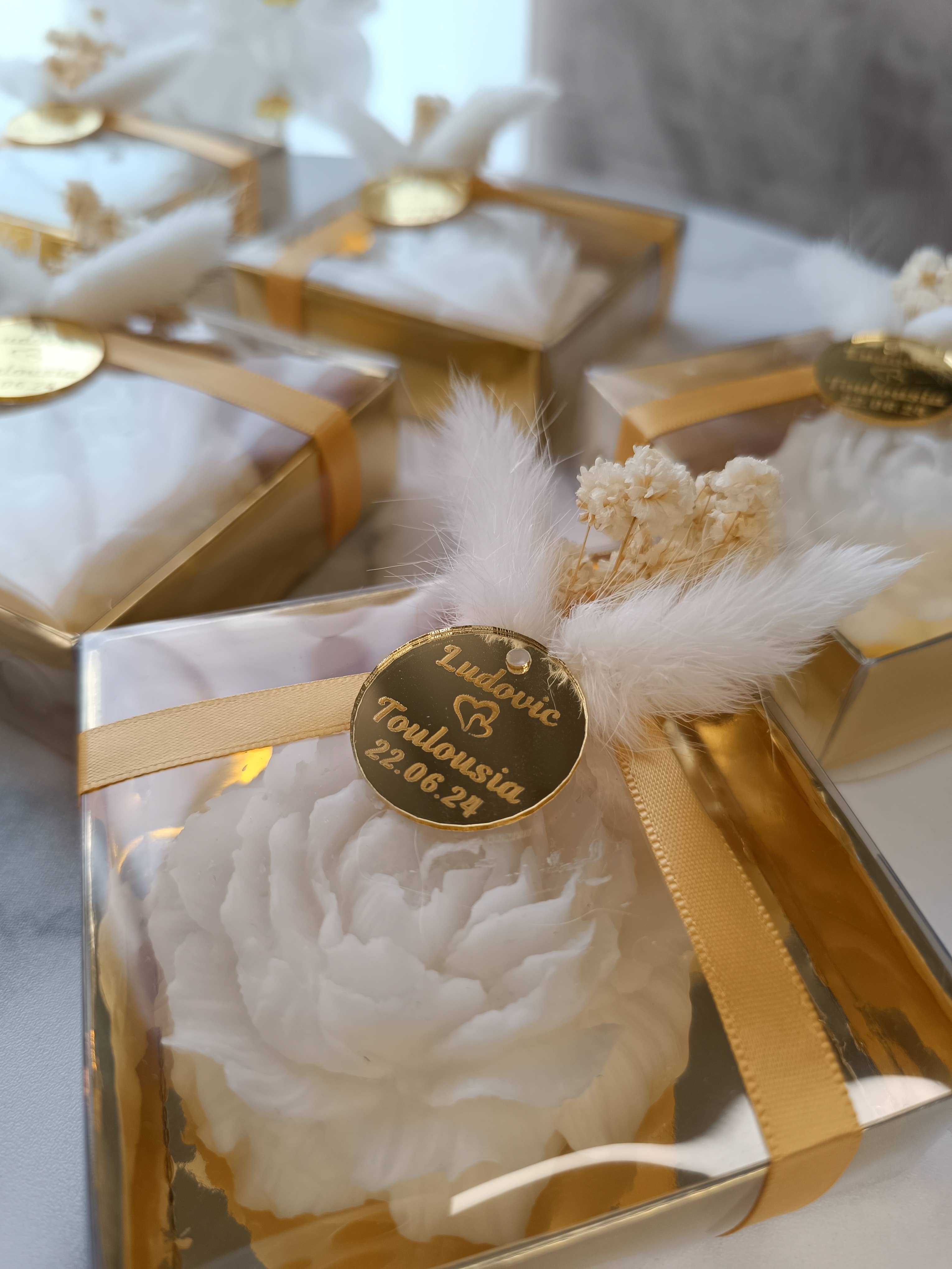 Prechi creations – wholesale Novelty candle – Bougie Personnalisée pour Mariage - Cadeau de Mariage Unique6