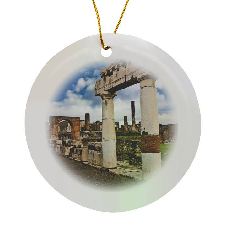 3dRose - Wholesale Ornament - 3dRose, Ancient ruins of Pompeii, Campania, Italy - EU16 MGL0062 - Miva Stock, Ornament