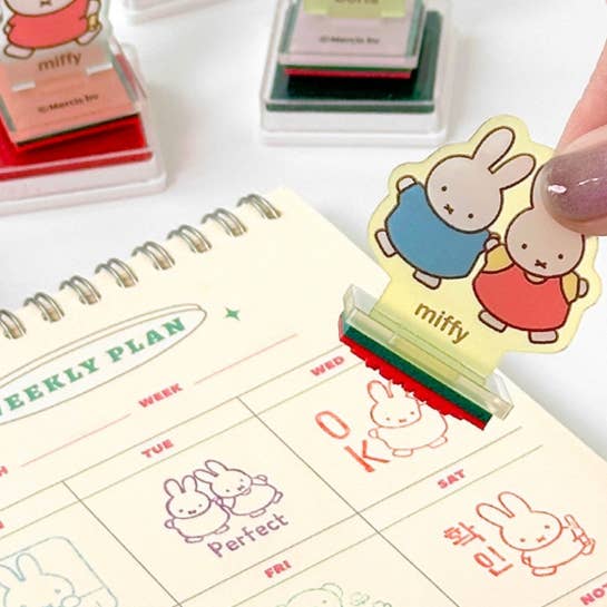 K-Wonderland – wholesale DIY craft kit – Child – Miffy Stamp DIY Set Random Character Box1