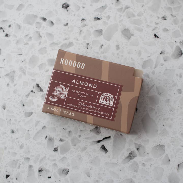 Kuhdoo Soap - Wholesale Bar Soap - Almond Bar Soap4