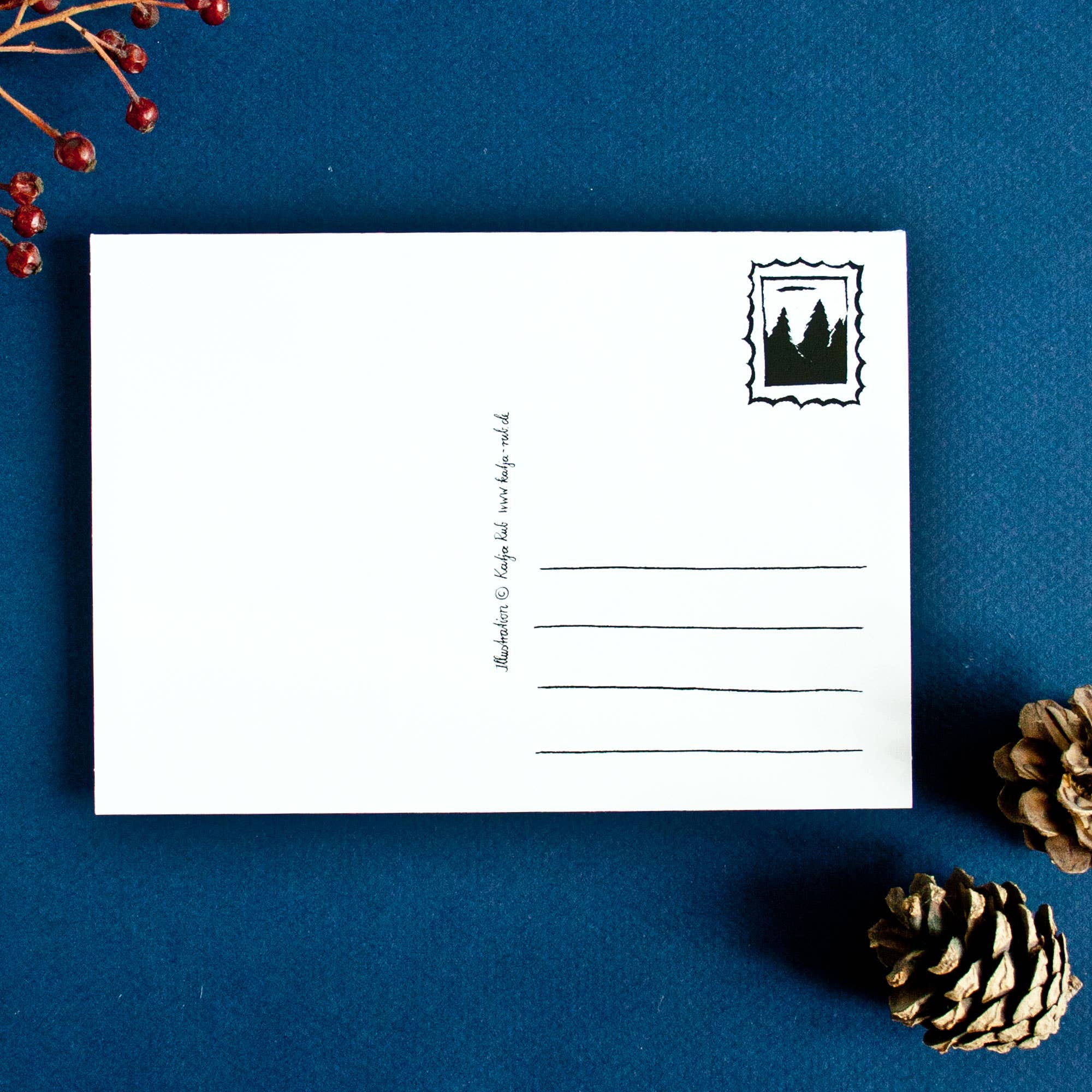 Katja Rub - Wholesale Advent Calendar - Advent Calendar Postcard Forest Animals A64