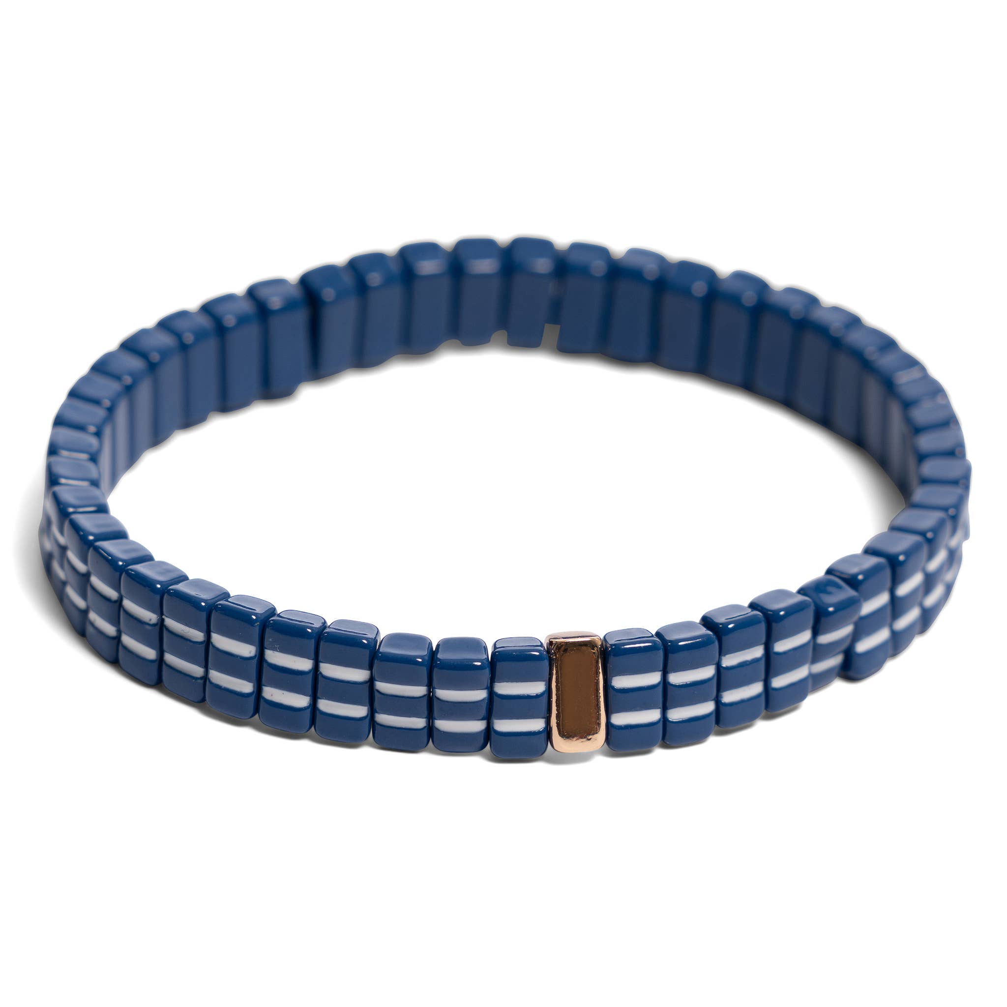 Malibu Sugar – Conjunto de joias por atacado – Pulseira Midnight Kiss Azul Marinho & Branco Trio5