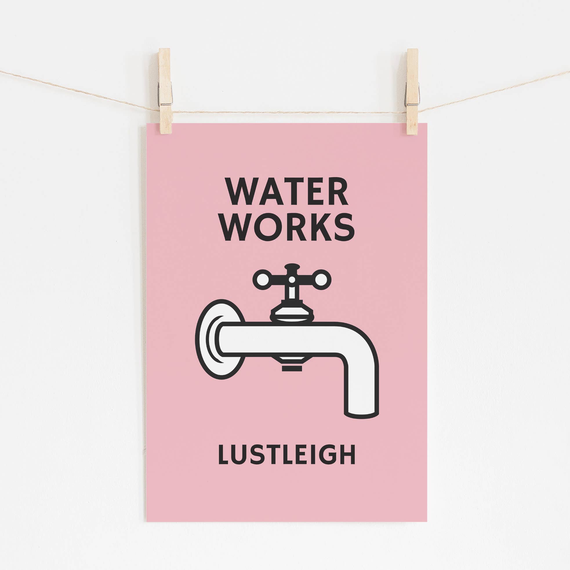 Timmy Loves – wholesale Art print – Customised Water Works A3 Art Print5