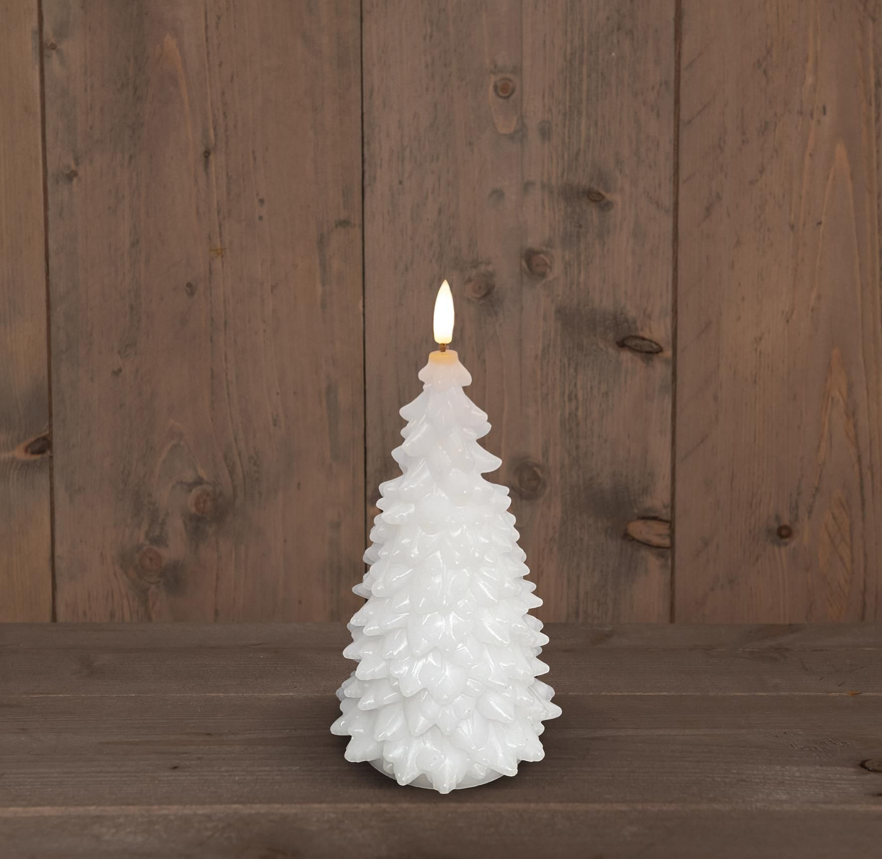 DRYdecorations - Wholesale Novelty Candle - Kaars wax  met led lamp - WIT 0