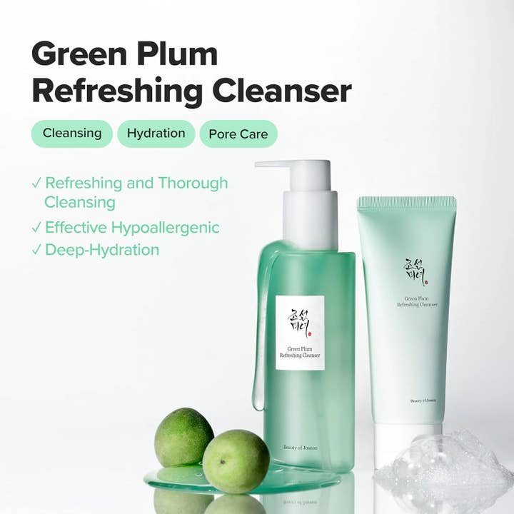 KPurity - Wholesale Facial Cleanser - Beauty of Joseon Green Plum Refreshing Cleanser 100ml7