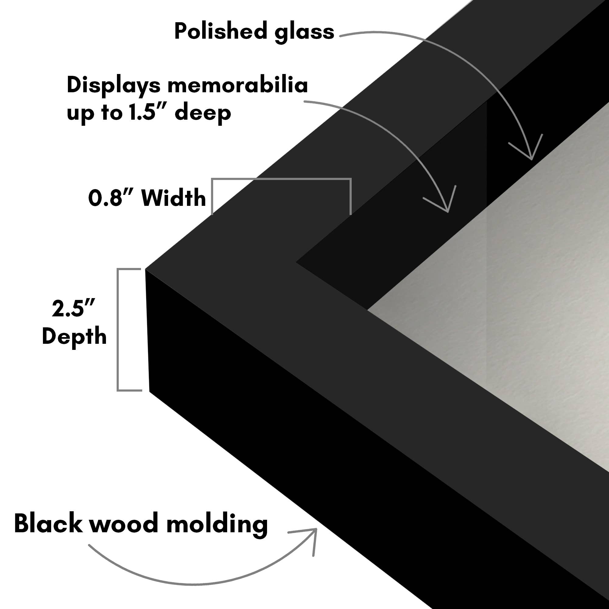 Americanflat - Wholesale Picture Frame - Americanflat Shadow Box Frame with Soft Felt Back38