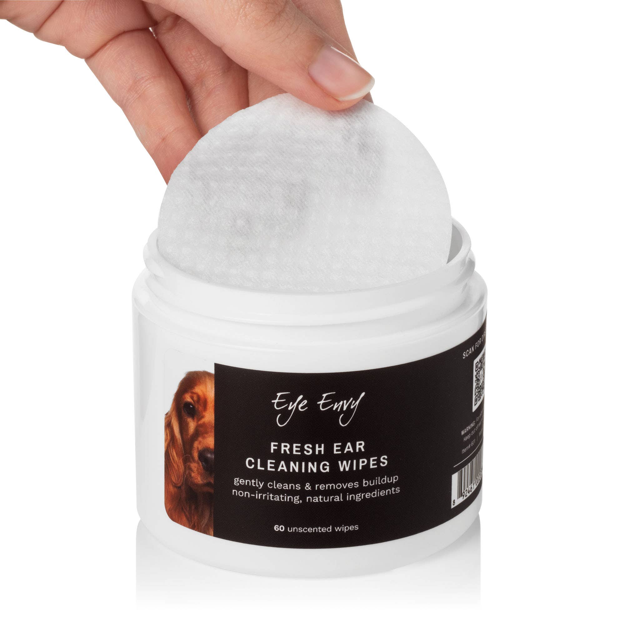 Eye Envy - Wholesale Pet Grooming Aid - Dog - Fresh Ear Cleaning Wipes for Dogs - 60 Count1