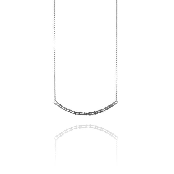 Asterias Necklace Oxidized 925 Sterling Silver for wholesale by AURUM by Guðbjörg