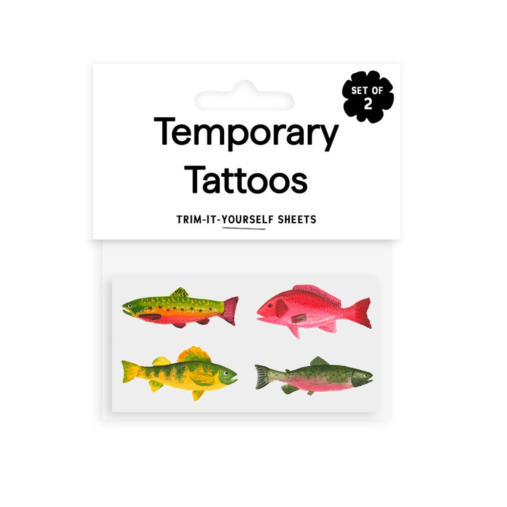 Saint Tattoos - Wholesale Temporary Tattoo - Gone Fishin' Temporary Tattoos1