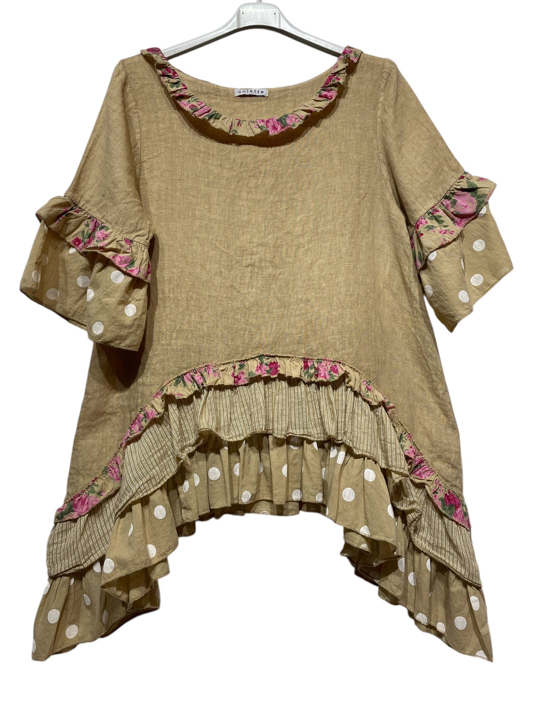 LINEN & COTTON HOUSE - Wholesale Jurk - Dames - JURK IN LINNEN 861214