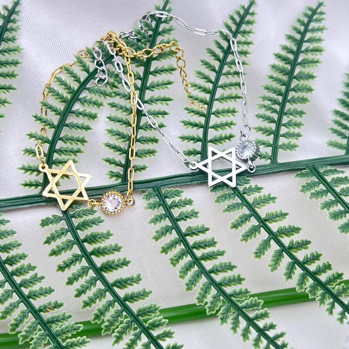 Koch La Ni Jewelry – Großhandel Armband mit Charms/Anhängern – Davidstern-Armband mit Kristallakzent