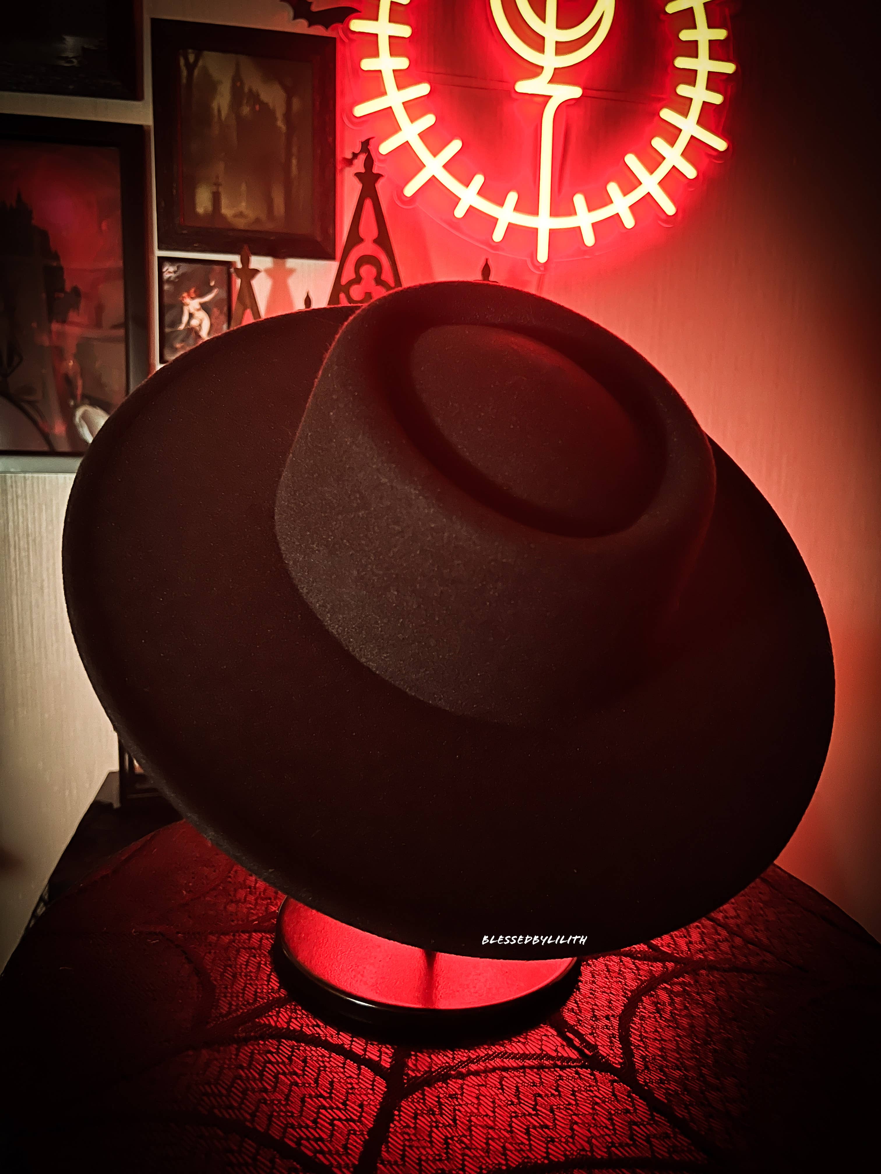 Blessed by Lilith - Wholesale Fedora - Unisex - The Dame - Design Hat3