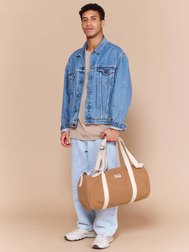 Saco de desporto Simon Canela por atacado de Hindbag