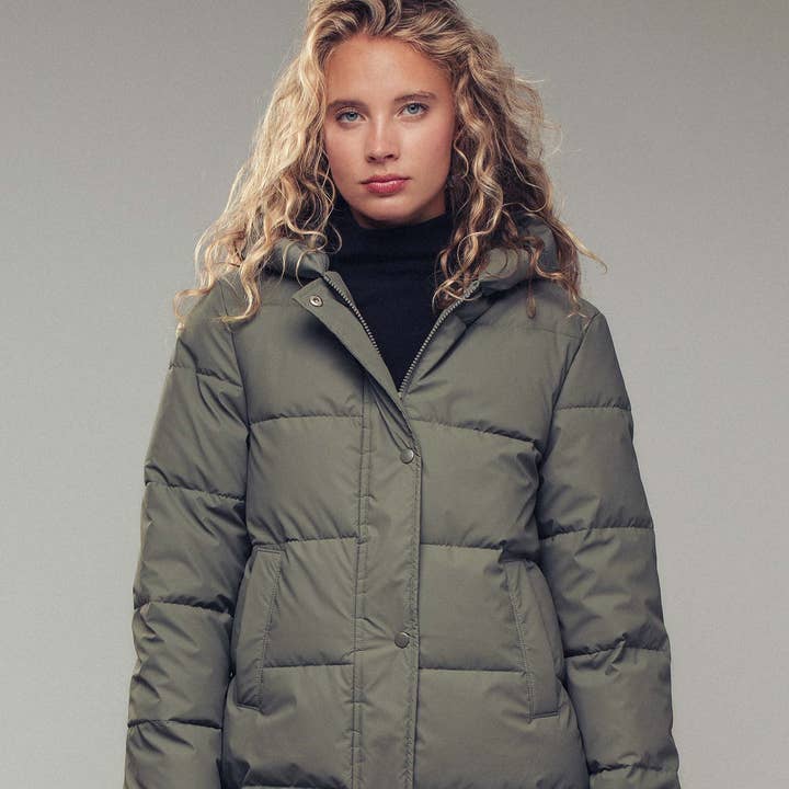 Hooded Longline Channel-Quilted Puffer Coat and other Purchase Wholesale puffer coat. Free Returns & Net 60 Terms on Faire trending on Faire.