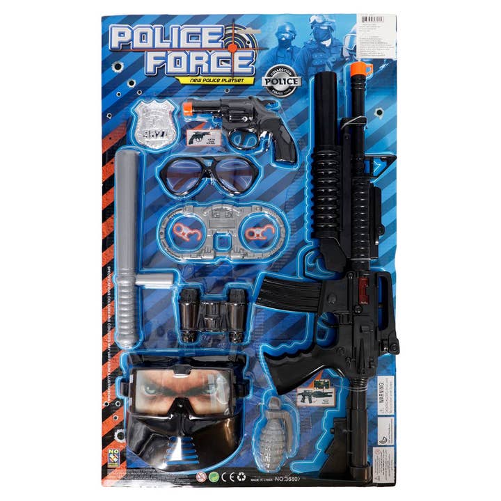 SÅSOM VISAS Police Force Little Boys låtsas leka falsk leksaksuppsättning för wholesale på Faire