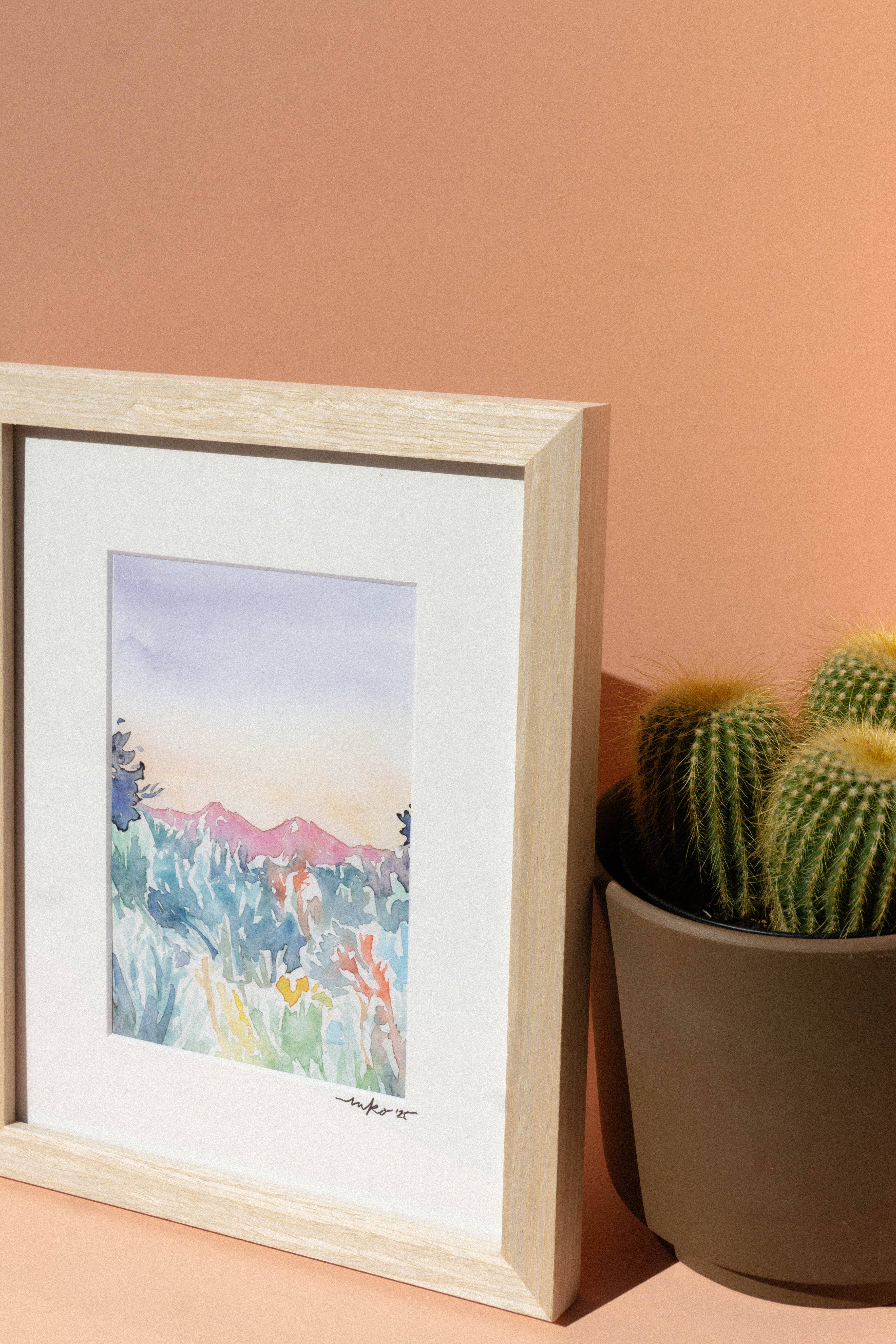 Mel K. Olrich Art - Wholesale Art Print - Southwest Colorado landscape with wildflowers and sagebrush7