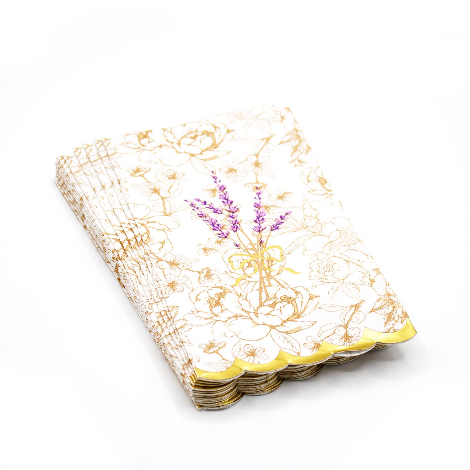 8 Oak Lane - Vendita all'ingrosso Tovagliolo monouso - Pacchetti di asciugamani per ospiti in carta francese alla lavanda1