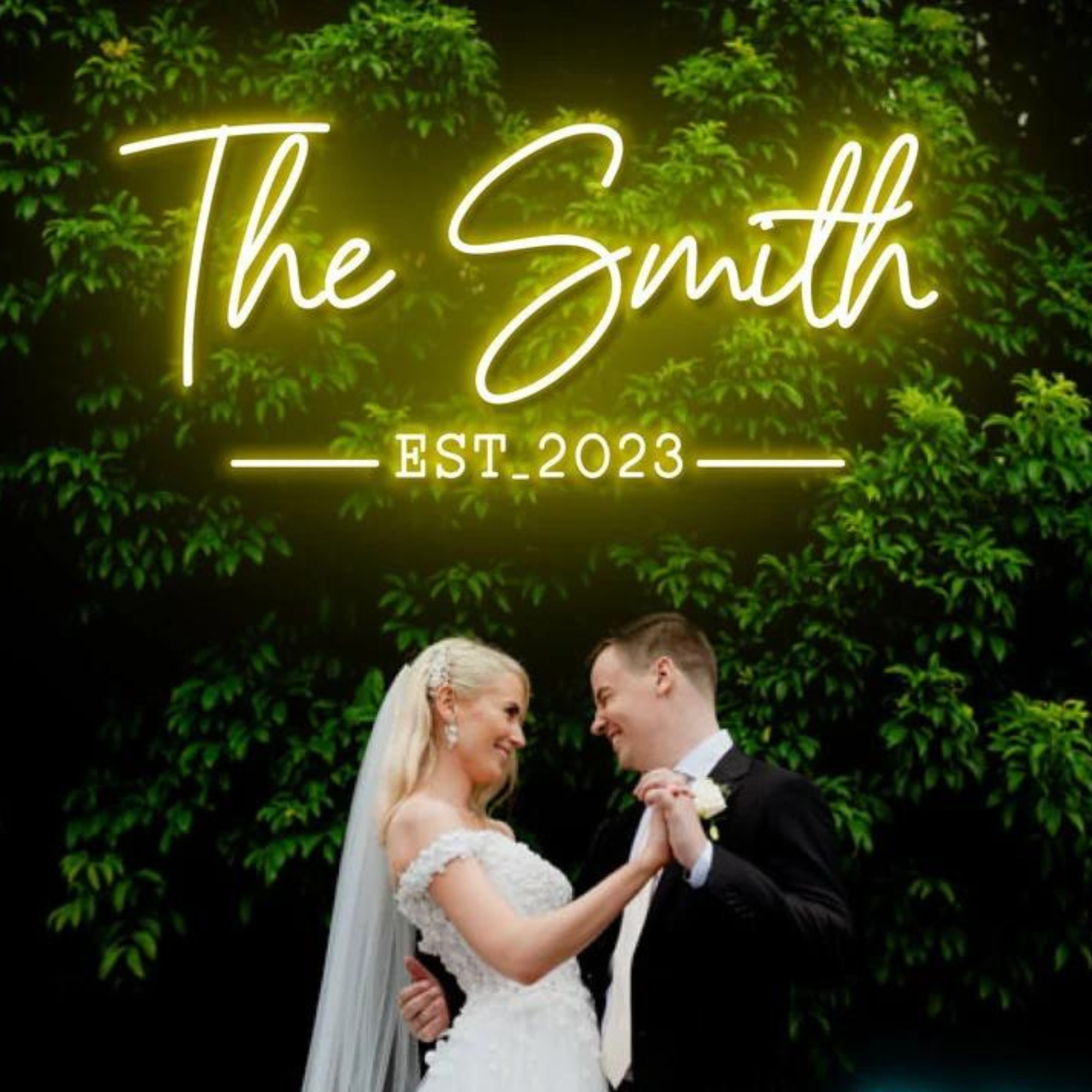 Glow Neon - Wholesale Neon Sign - Personalised Wedding Neon Sign, Wedding Party Wall Decor4